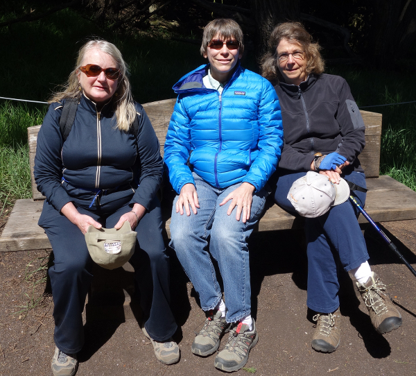 [ Susan, Ginger and Karen at Pt. Lobos State Park ]