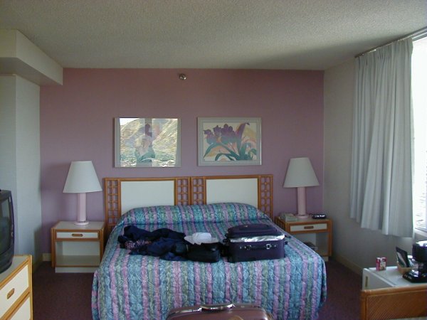 [ view of our bed ]