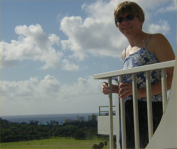 [ Ginger on the balcony ]