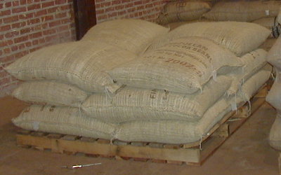 [ Bags of Cacao Beans ]