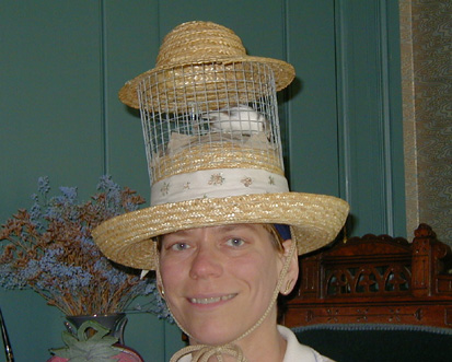 [ Ginger with bird hat 2 ]