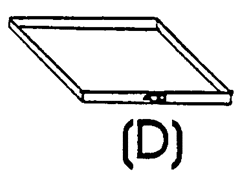 [ (D) catching tray ]
