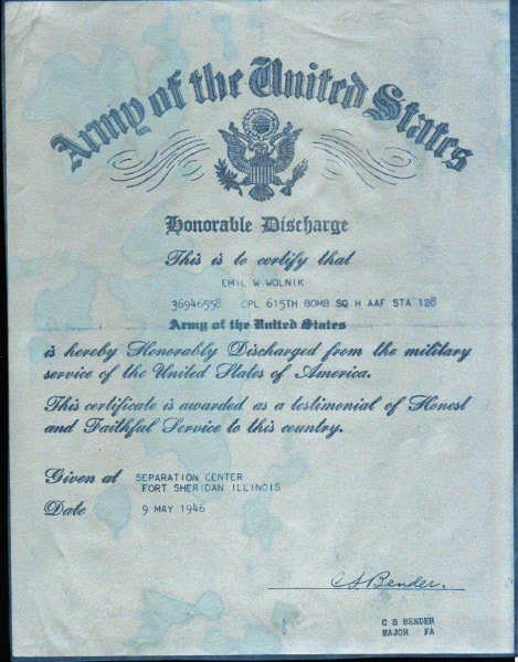 [ Army Discharge ]