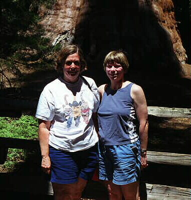 [ Karen and Ginger in Sequoia ]