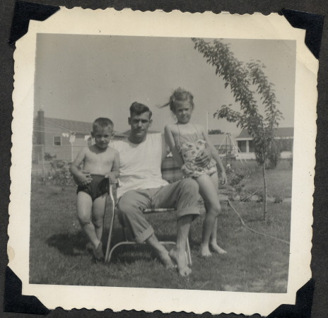 [ with brother and father ]