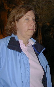 [ Karen in Crystal Cave ]